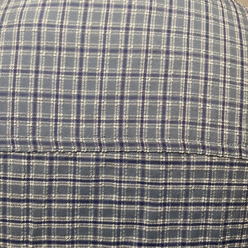 L.L.Bean Long Sleeve Shirt Blue Check XL Regular - Picture 4 of 6